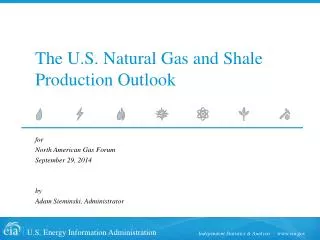 The U.S. Natural Gas and Shale Production Outlook
