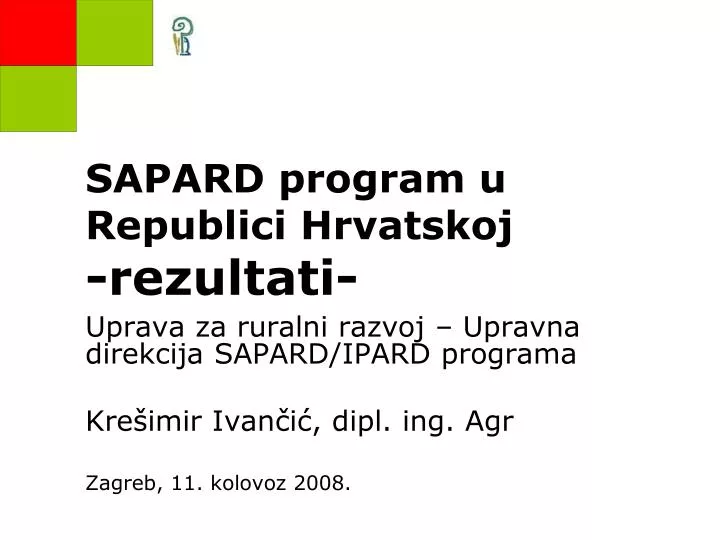 sapard program u republici hrvatskoj rezultati