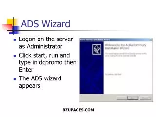 ADS Wizard
