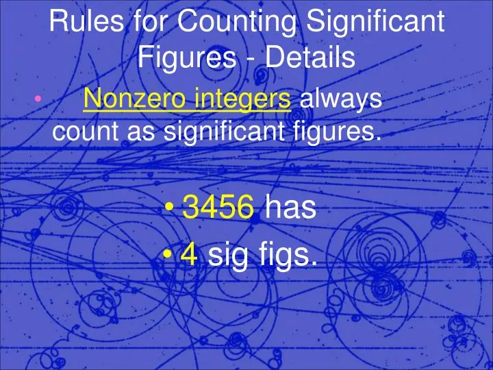 rules for counting significant figures details