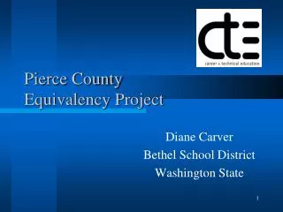 Pierce County Equivalency Project