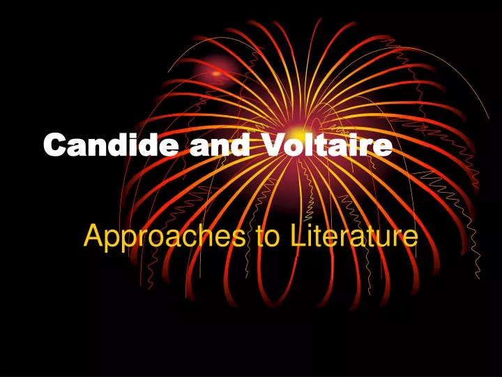 candide and voltaire