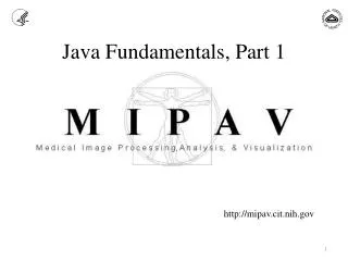 Java Fundamentals, Part 1