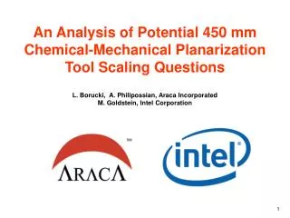 An Analysis of Potential 450 mm Chemical-Mechanical Planarization Tool Scaling Questions
