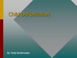 Child Defibrillation