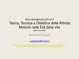 Antonio Borgogni a.borgogni@unicas.it