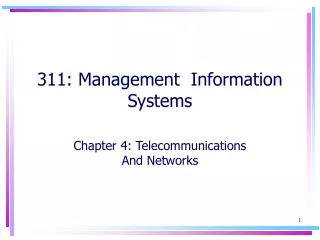311: Management Information Systems