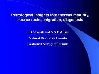 Petrological insights into thermal maturity, source rocks, migration, diagenesis