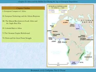 I. European Conquest of Africa II. European Technology and the African Response