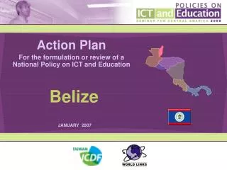Action Plan For the formulation or review of a National Policy on ICT and Education
