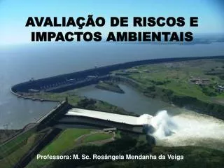 AVALIAÇÃO DE RISCOS E IMPACTOS AMBIENTAIS