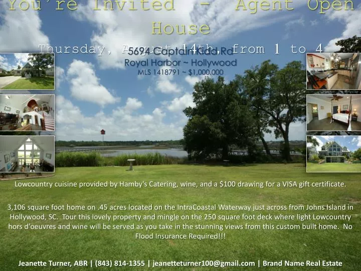 you re invited agent open house thursday august 14th from 1 to 4