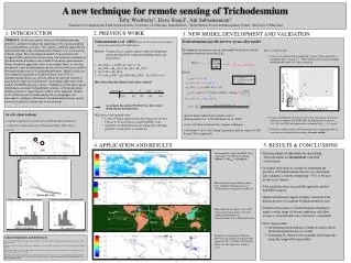 A new technique for remote sensing of Trichodesmium