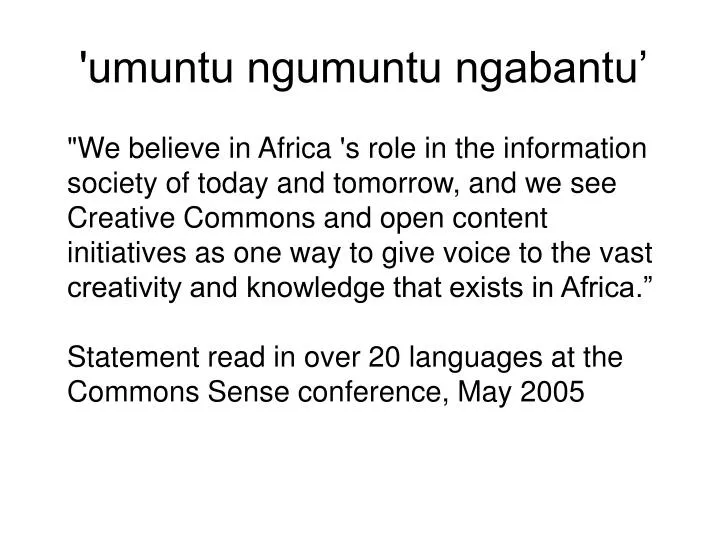 umuntu ngumuntu ngabantu essay in xhosa