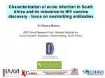 Dr Penny Moore - slide 1