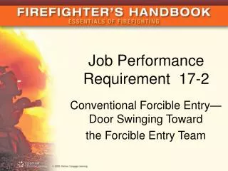 Job Performance Requirement 17-2