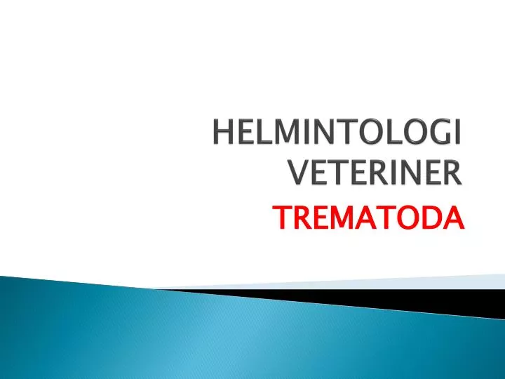 helmintologi veteriner