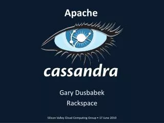 Gary Dusbabek Rackspace