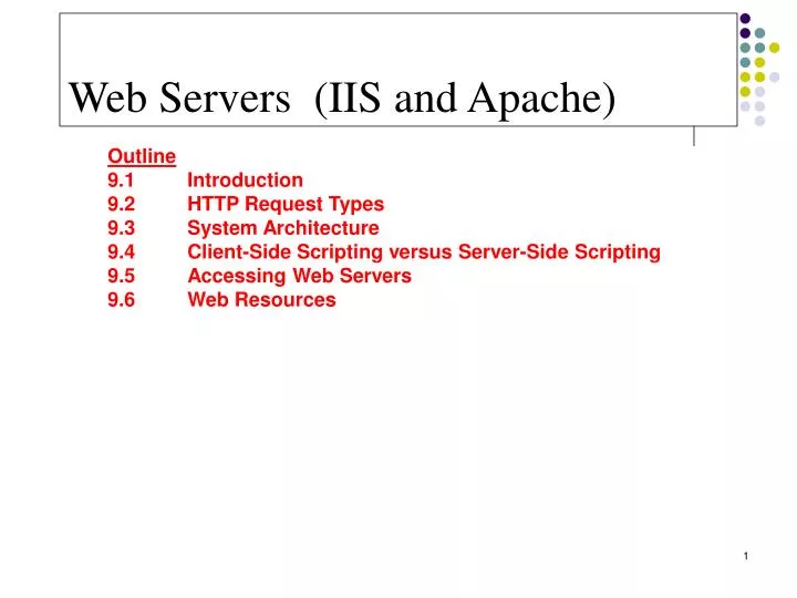 web servers iis and apache