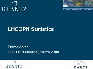 LHCOPN Statistics