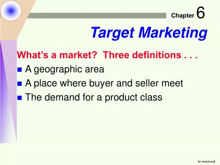 target marketing