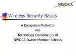 Wireless Security Basics - slide 1