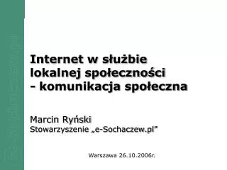 Warszawa 26.10.2006r.