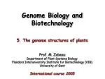 Genome Biology and Biotechnology - slide 1