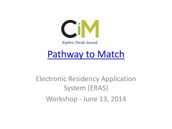 pathway to match