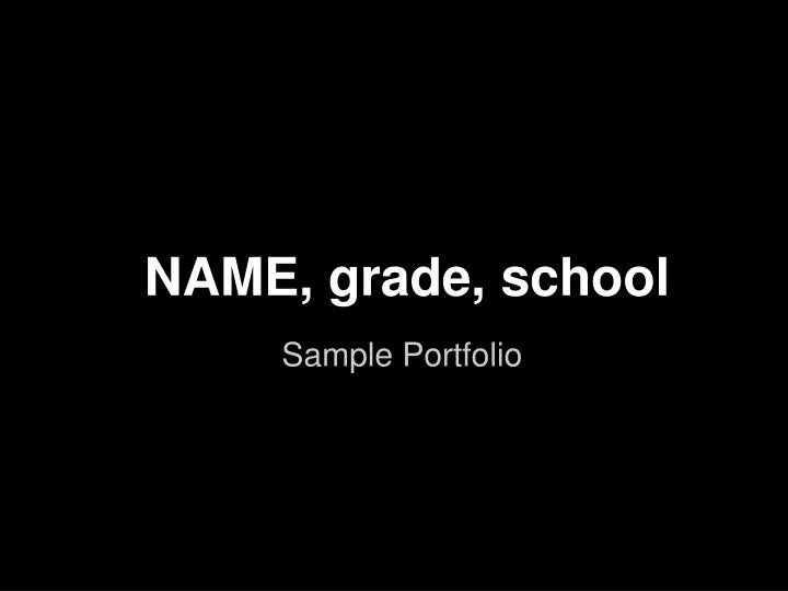 name grade school