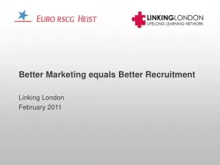 Better Marketing equals Better Recruitment