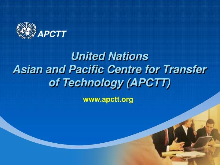united nations asian and pacific centre for transfer of technology apctt