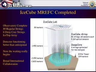 IceCube MREFC Completed