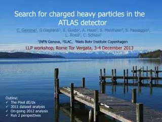 Search for charged heavy particles in the ATLAS detector