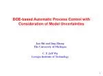 DOE-based Automatic Process Control with Consideration of Model Uncertainties - slide 1