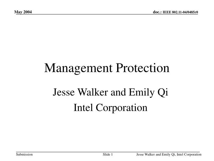 management protection