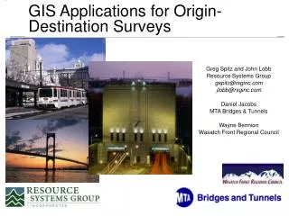 GIS Applications for Origin-Destination Surveys