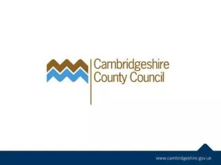 Making Assets Count (Part of Cambridgeshire’s Total Place work)
