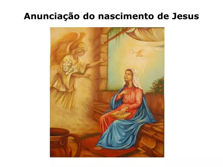 anuncia o do nascimento de jesus