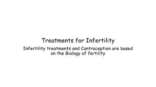 Treatments for Infertility