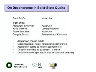 On Decoherence in Solid-State Qubits