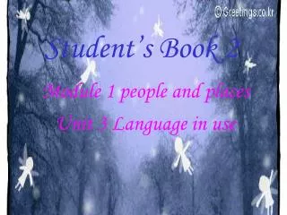 Student’s Book 2