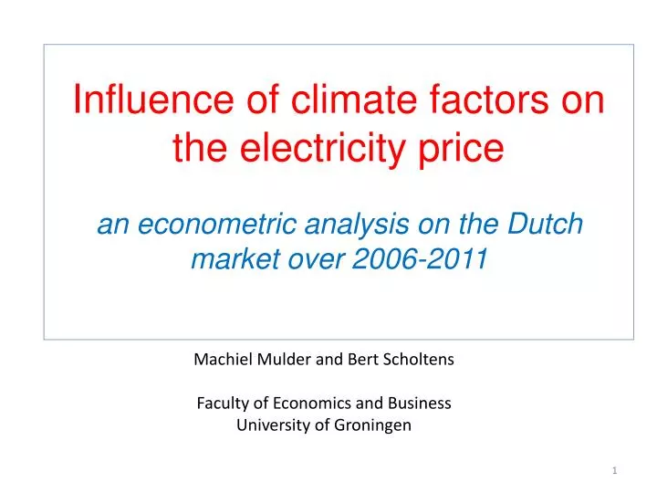 machiel mulder and bert scholtens faculty of economics and business university of groningen