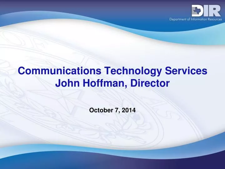 communications technology services john hoffman director