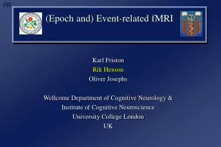 (Epoch and) Event-related fMRI
