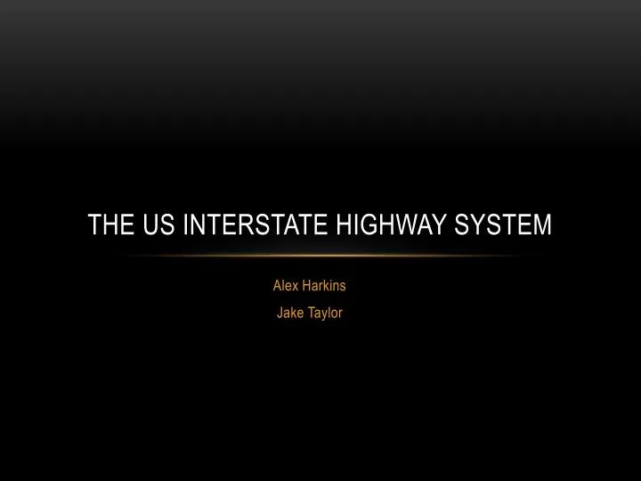 the us interstate highway system