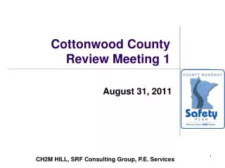 Cottonwood County Review Meeting 1