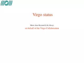 Virgo status