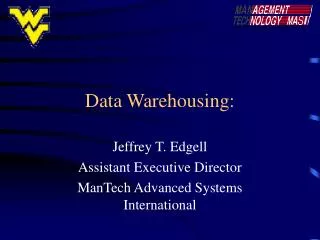 Data Warehousing: