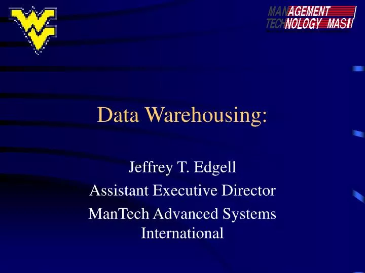 data warehousing